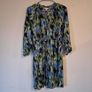 Time And Tru Size S (4-6) Ruffle Neck Shirt NWT